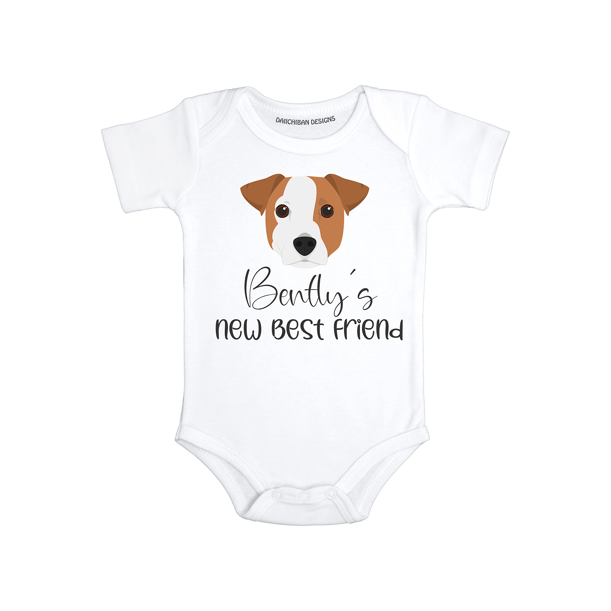 Personalized Dog baby gifts Jack Russel baby clothes