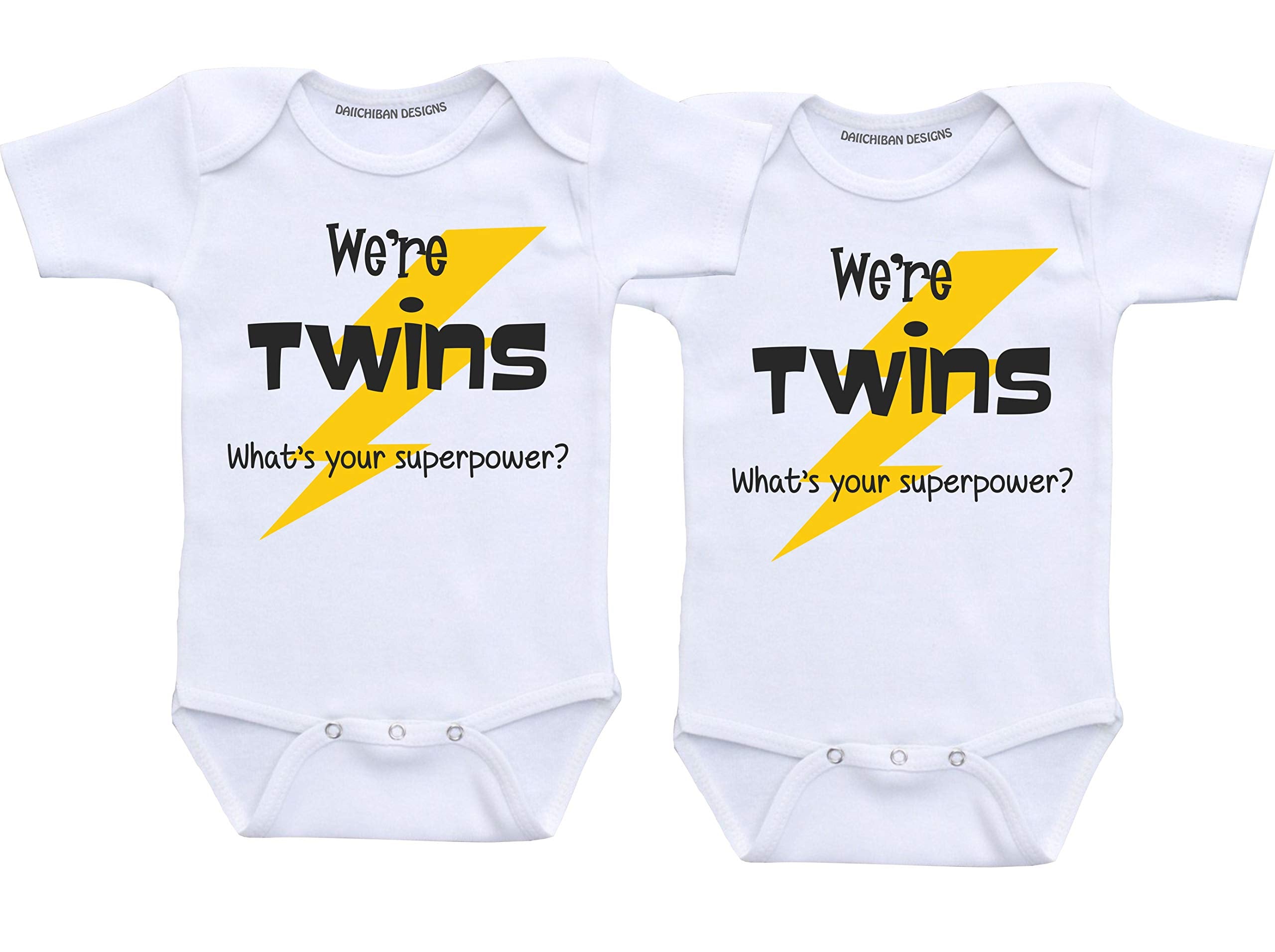 Daiichiban Designs Baby twin outfits twins baby clothes