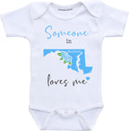 Daiichiban Designs Someone in California loves me baby gifts customizable