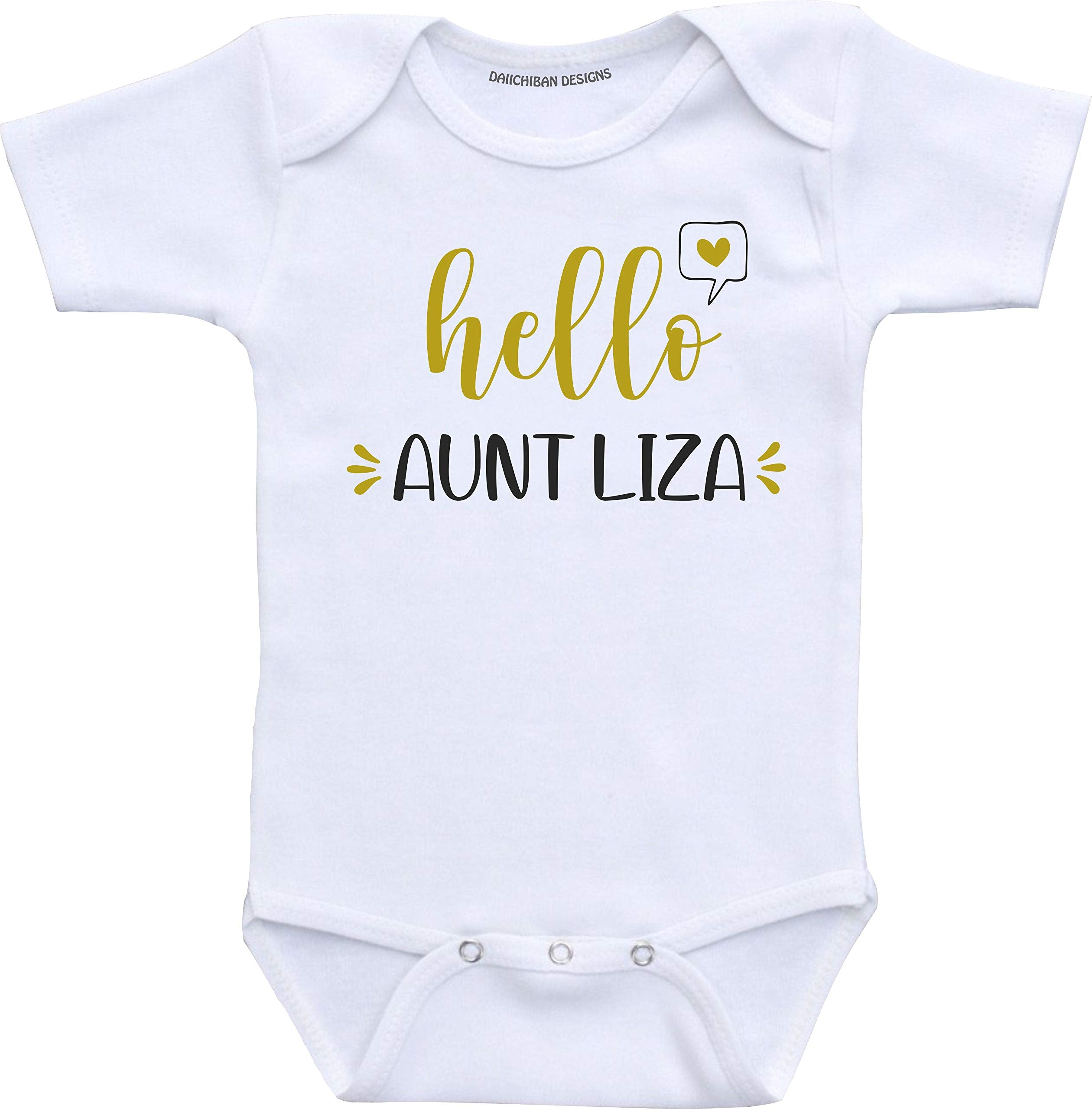 Daiichiban Designs Auntie baby announcements gifts pregnancy reveal to Aunt