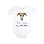 Greyhound Baby clothes dog theme Personalized dog baby outfit