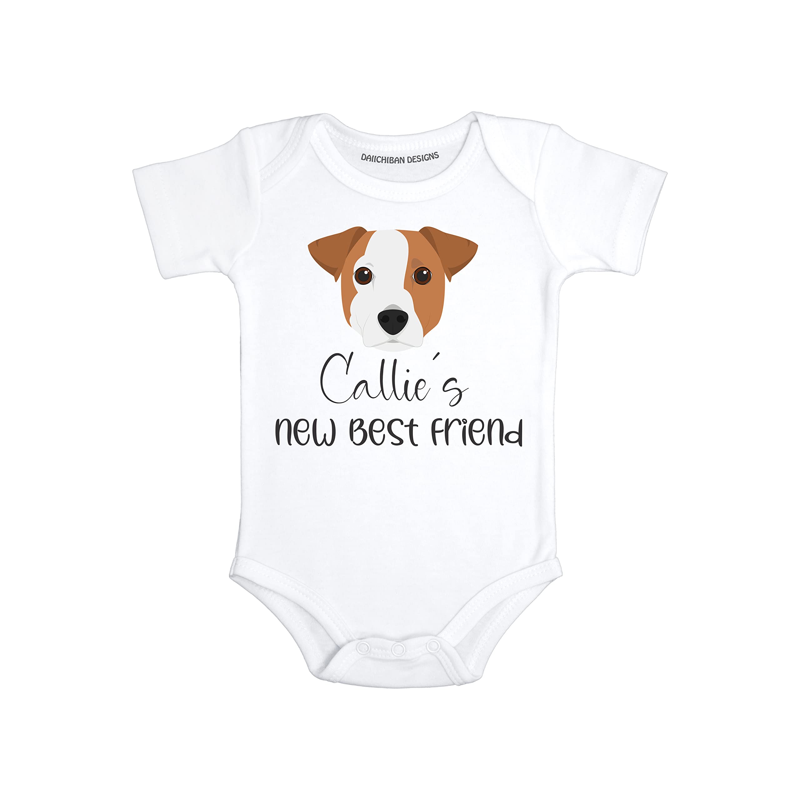 Personalized Dog baby gifts Jack Russel baby clothes