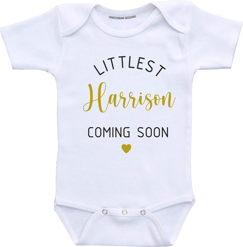 Daiichiban Designs Custom Pregnancy announcement gifts for family baby reveal ideas (3 months)