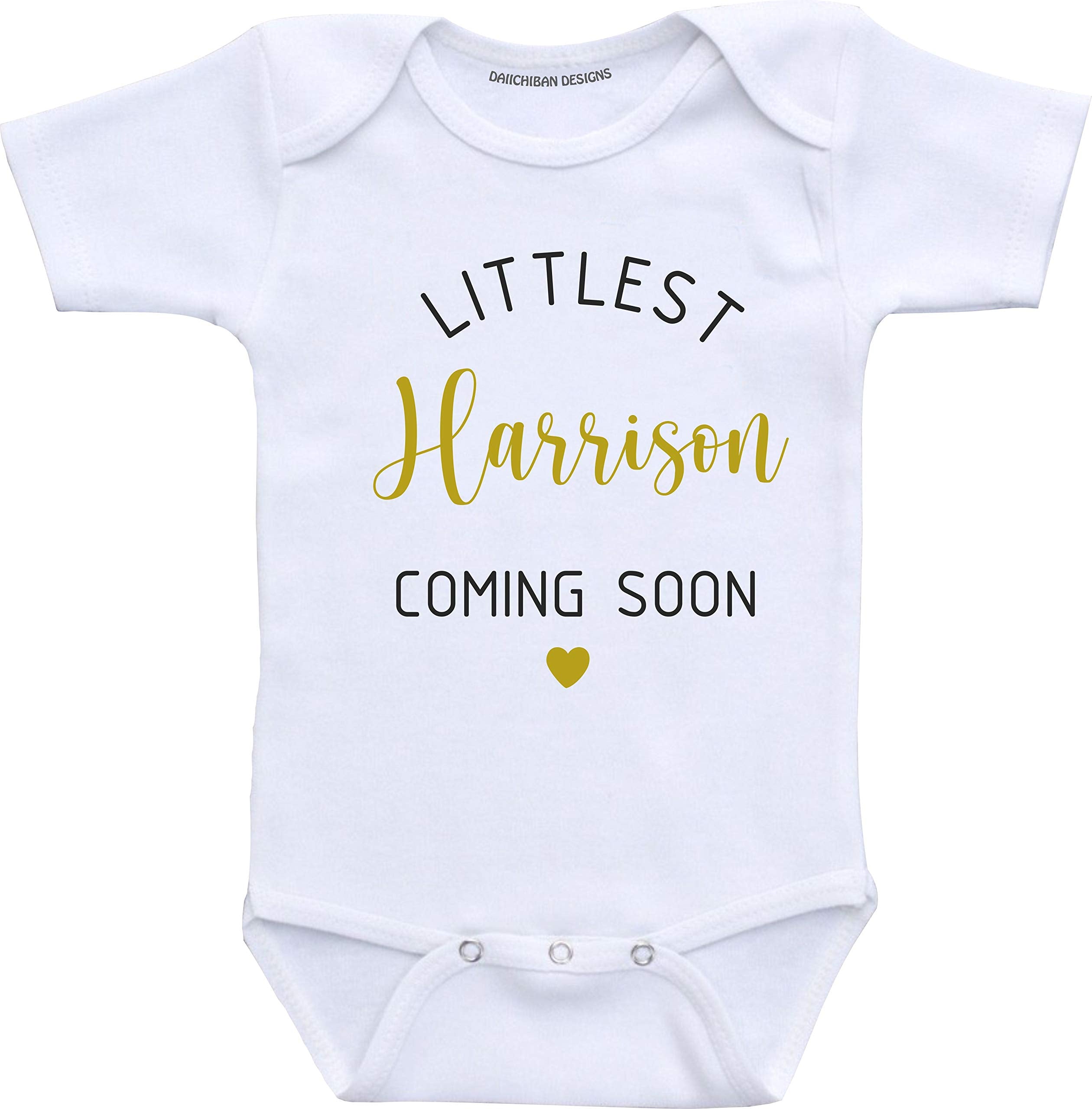 Daiichiban Designs Custom Pregnancy announcement gifts for family baby reveal ideas (3 months)