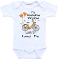 Daiichiban Designs Personalized Grandma baby clothes granddaughter grandson gifts