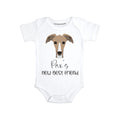 Greyhound Baby clothes dog theme Personalized dog baby outfit