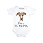 Greyhound Baby clothes dog theme Personalized dog baby outfit