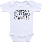 Guess what pregnancy announcement shirt