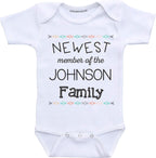 Personalized Baby Clothes with Name Home Coming Baby Outfit
