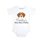 Personalized Dog baby bodysuit Beagle baby clothes