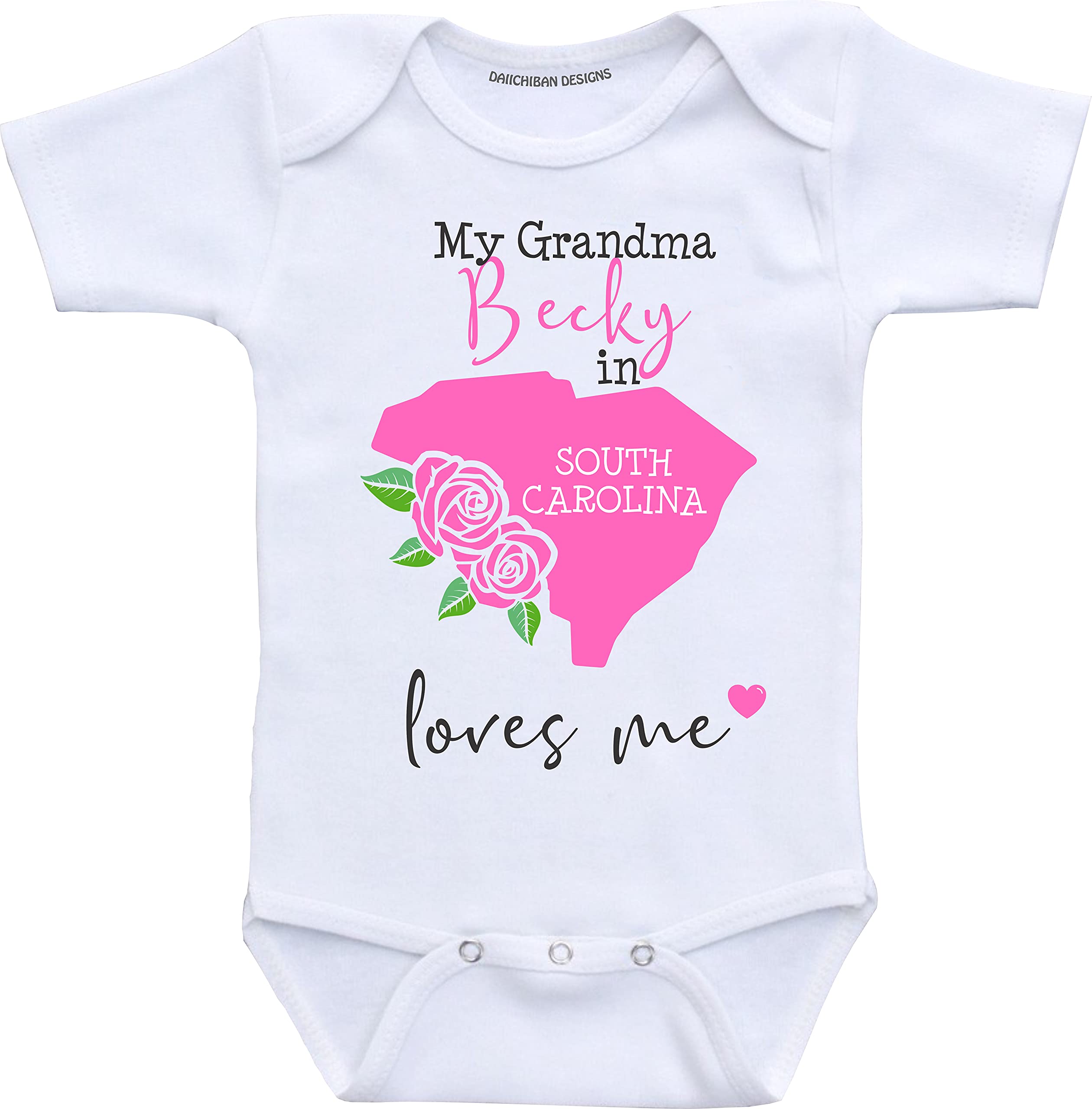 Daiichiban Designs Custom Grandma baby girl clothes
