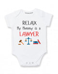 Daiichiban Designs My mom is a lawyer baby outfit