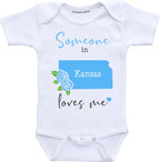Daiichiban Designs Someone in California loves me baby gifts customizable