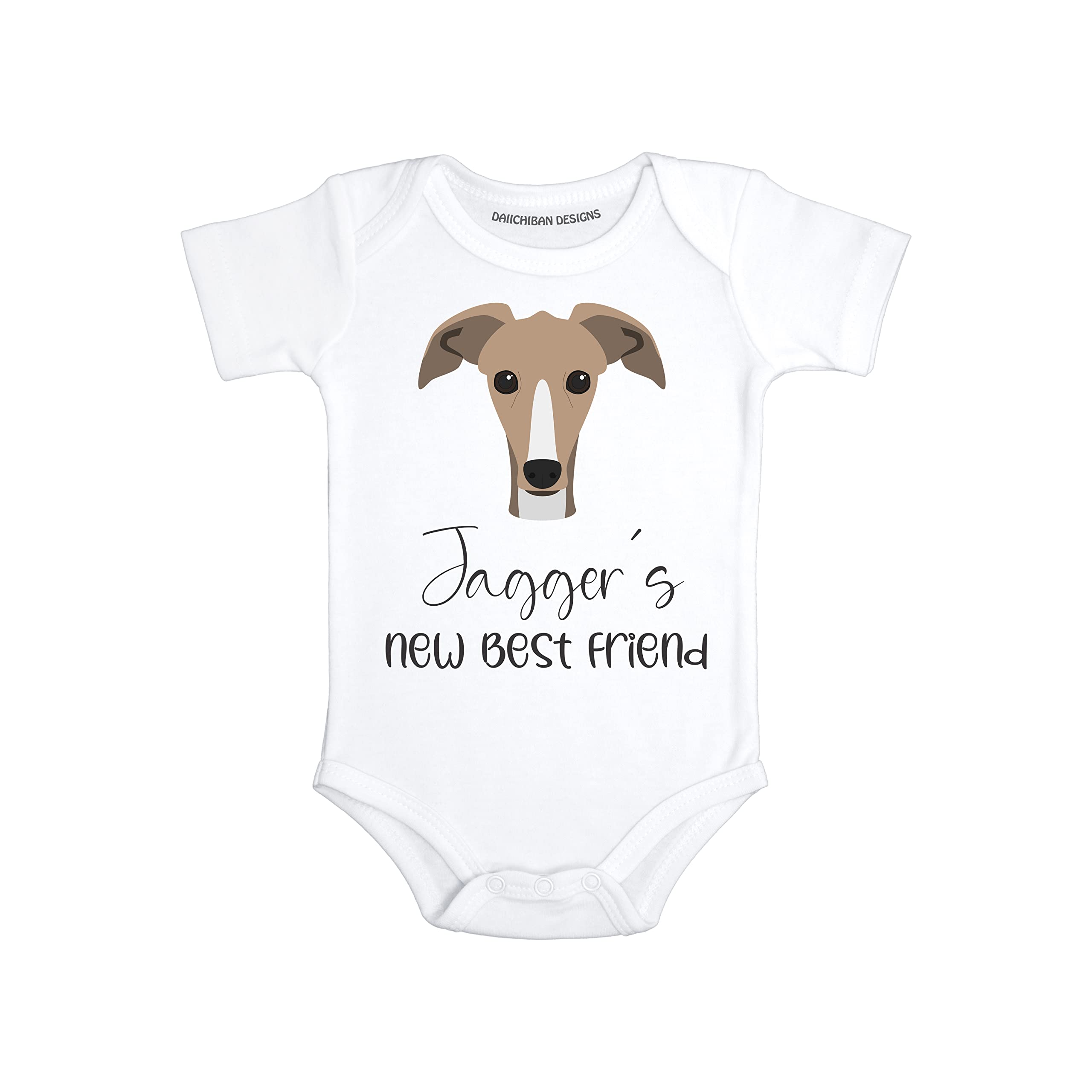 Greyhound Baby clothes dog theme Personalized dog baby outfit