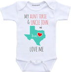 Daiichiban Designs My Auntie and Uncle love me baby clothes Custom