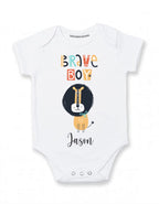 Personalized baby boy clothes with name Lion themed baby clothes