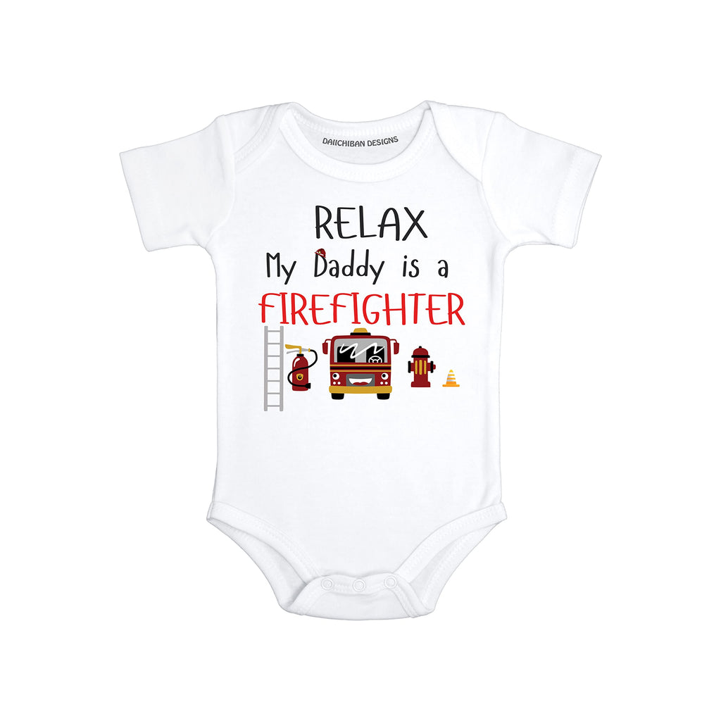 Firefighter Infant clothes Fireman baby gift