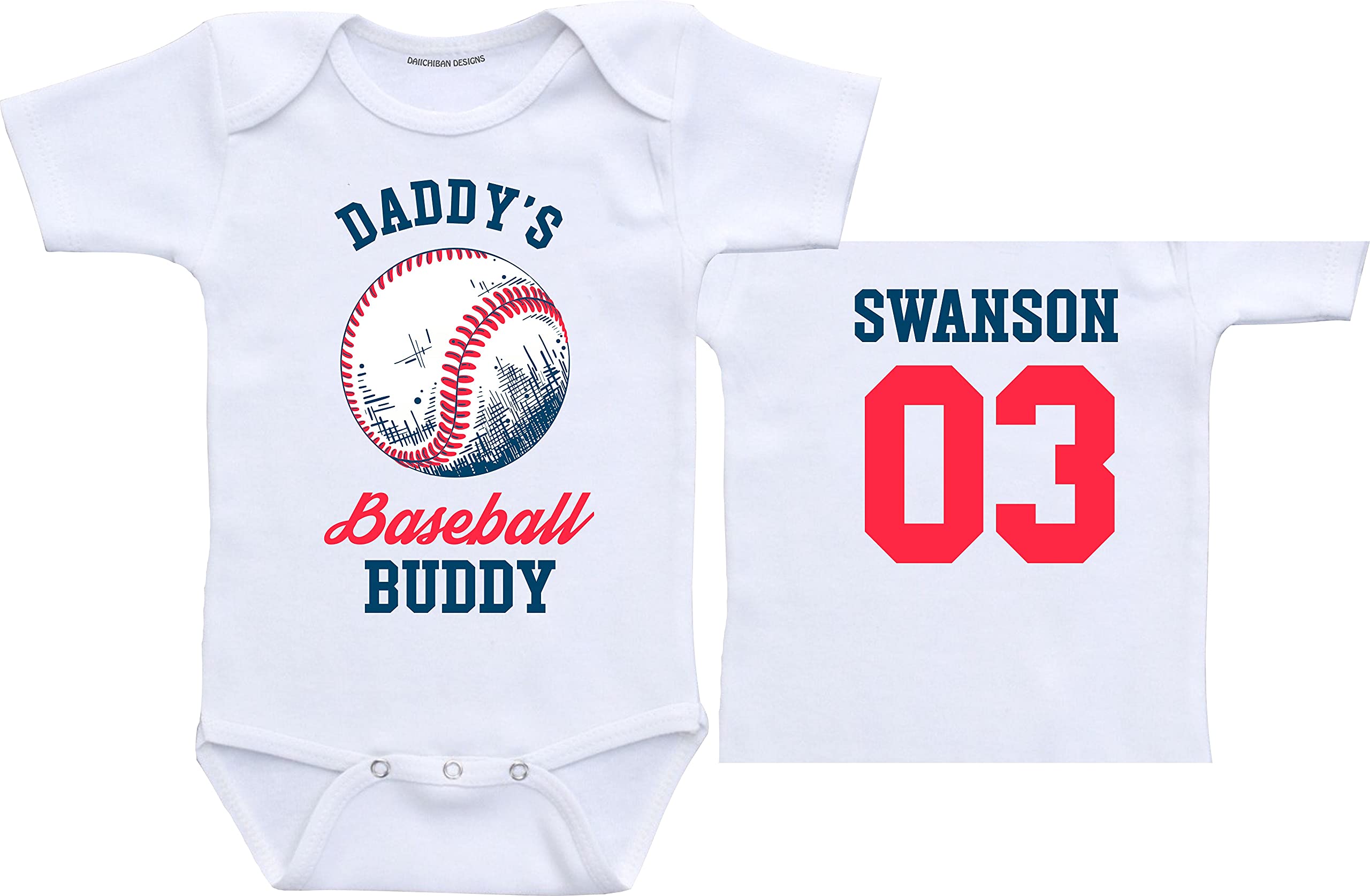 Daiichiban Designs Baseball baby clothes