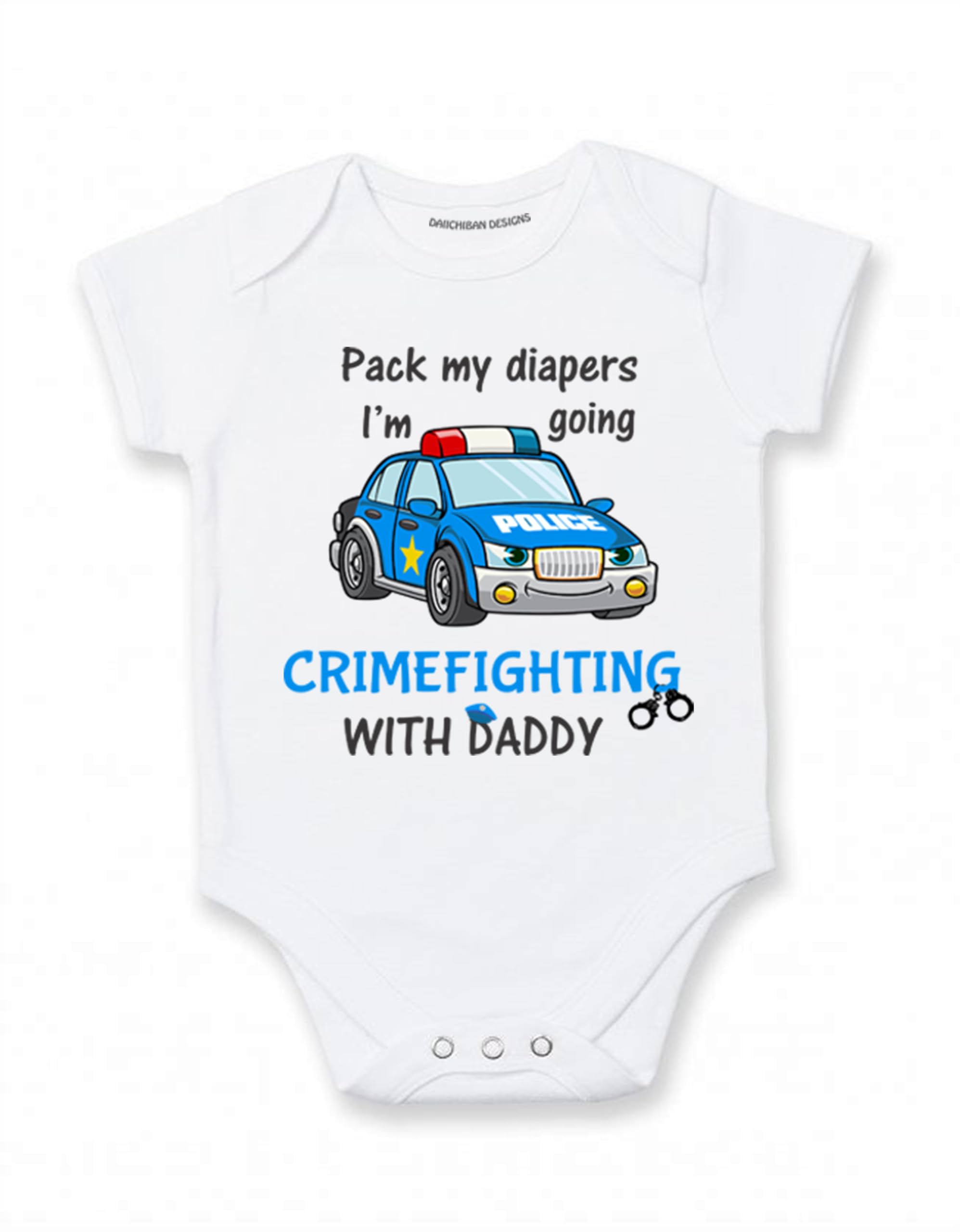 Police officers baby boy clothes Funny baby police gift