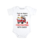 Firefighter baby boy outfit Fireman Infant clothes