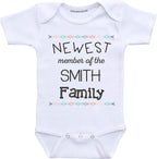 Personalized Baby Clothes with Name Home Coming Baby Outfit
