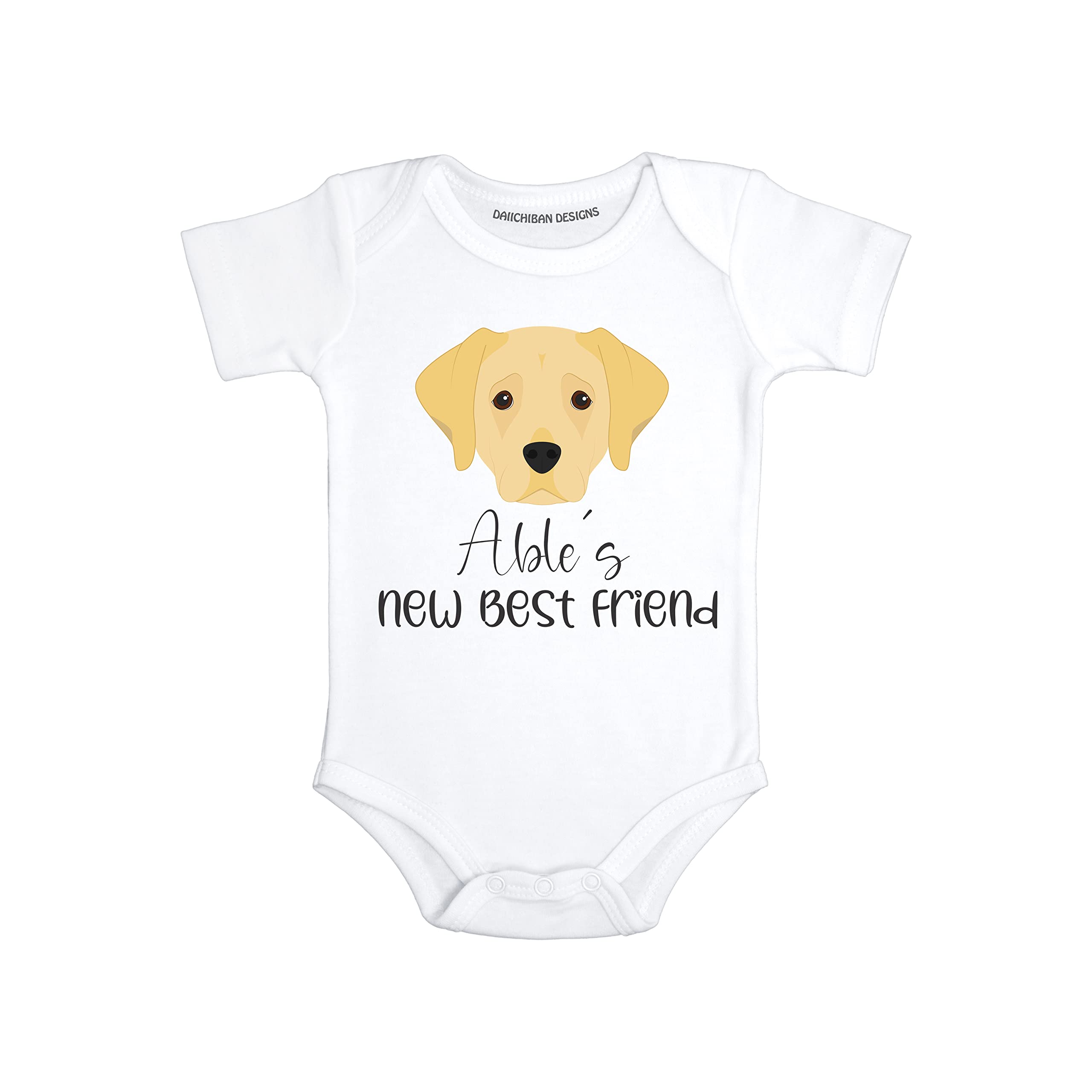 Personalized Labrador Retriever baby clothes dog sibling baby clothes