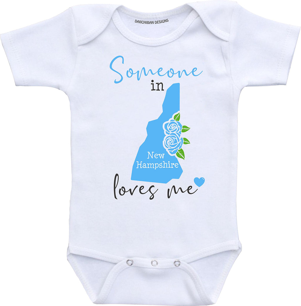 Daiichiban Designs Someone in Arkansas loves me baby gifts customizable