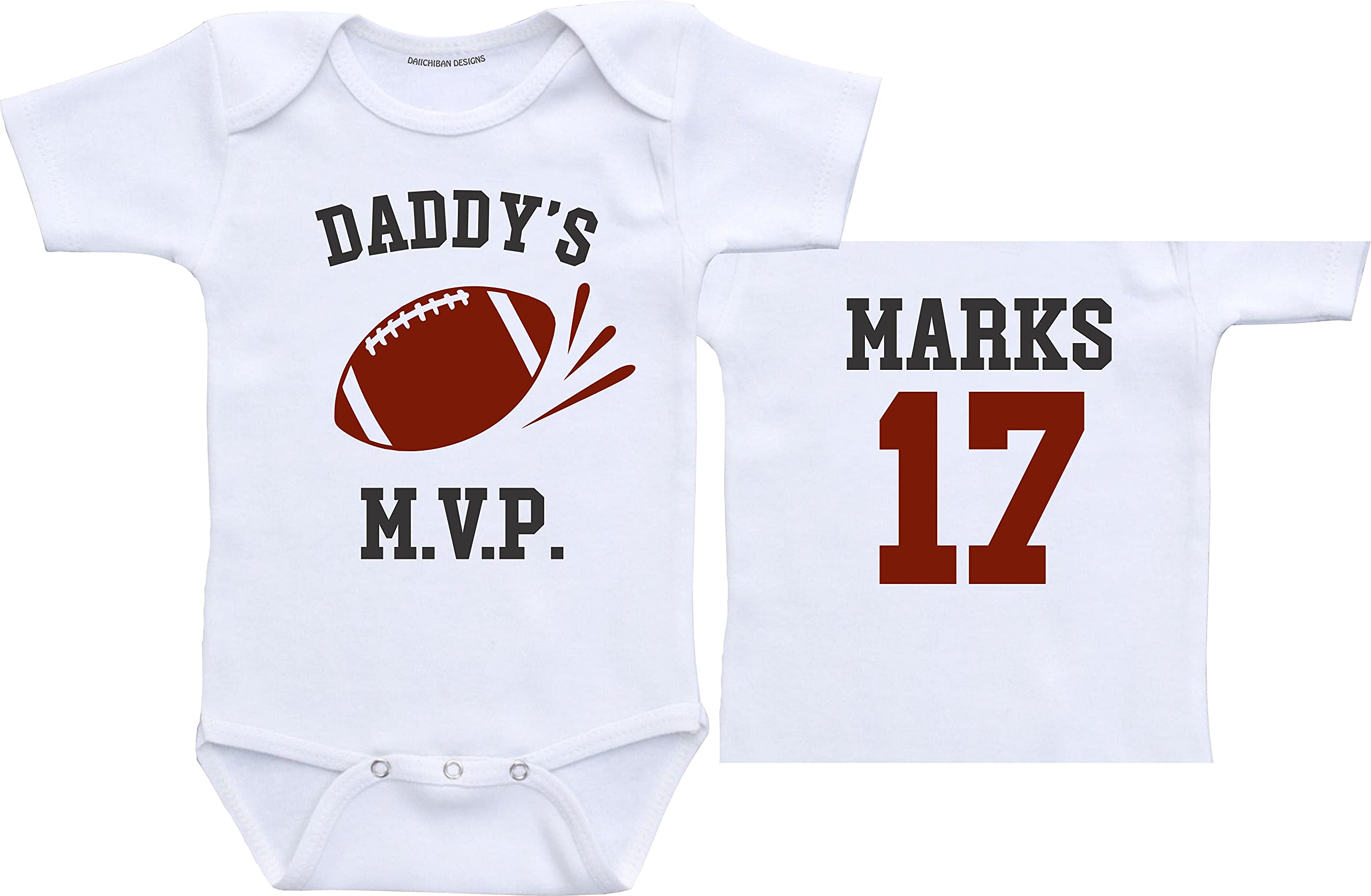 Daiichiban Designs Football baby clothes boy