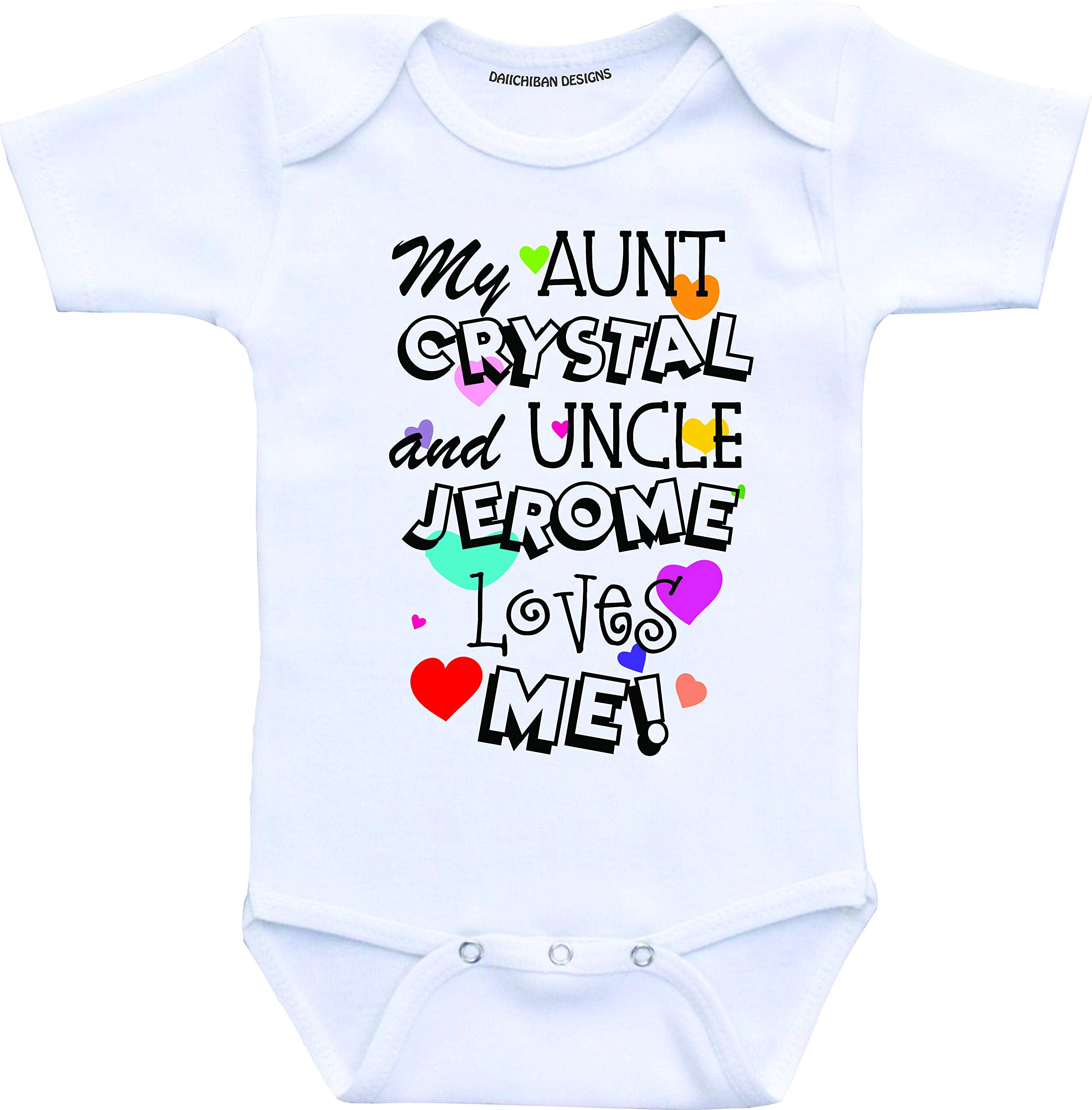 My Aunt and Uncle Love me Baby Clothes