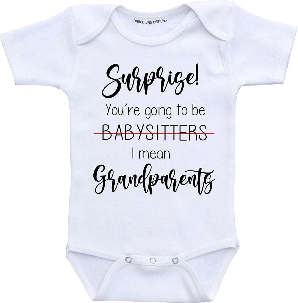 Daiichiban Designs Surprise Pregnancy Announcement for grandparents baby announcement gifts