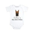 Personalized Great Dane baby clothes Dog sibling baby outfit