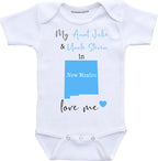 Daiichiban Designs Aunt and Uncle baby gifts Customizable New Mexico baby clothes