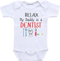 Daiichiban Designs My daddy is a dentist baby clothes