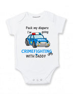 Police officers baby boy clothes Funny baby police gift