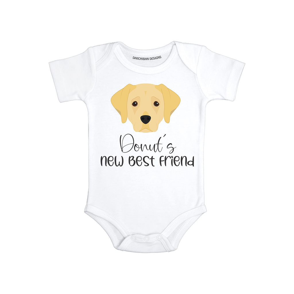 Personalized Labrador Retriever baby clothes dog sibling baby clothes