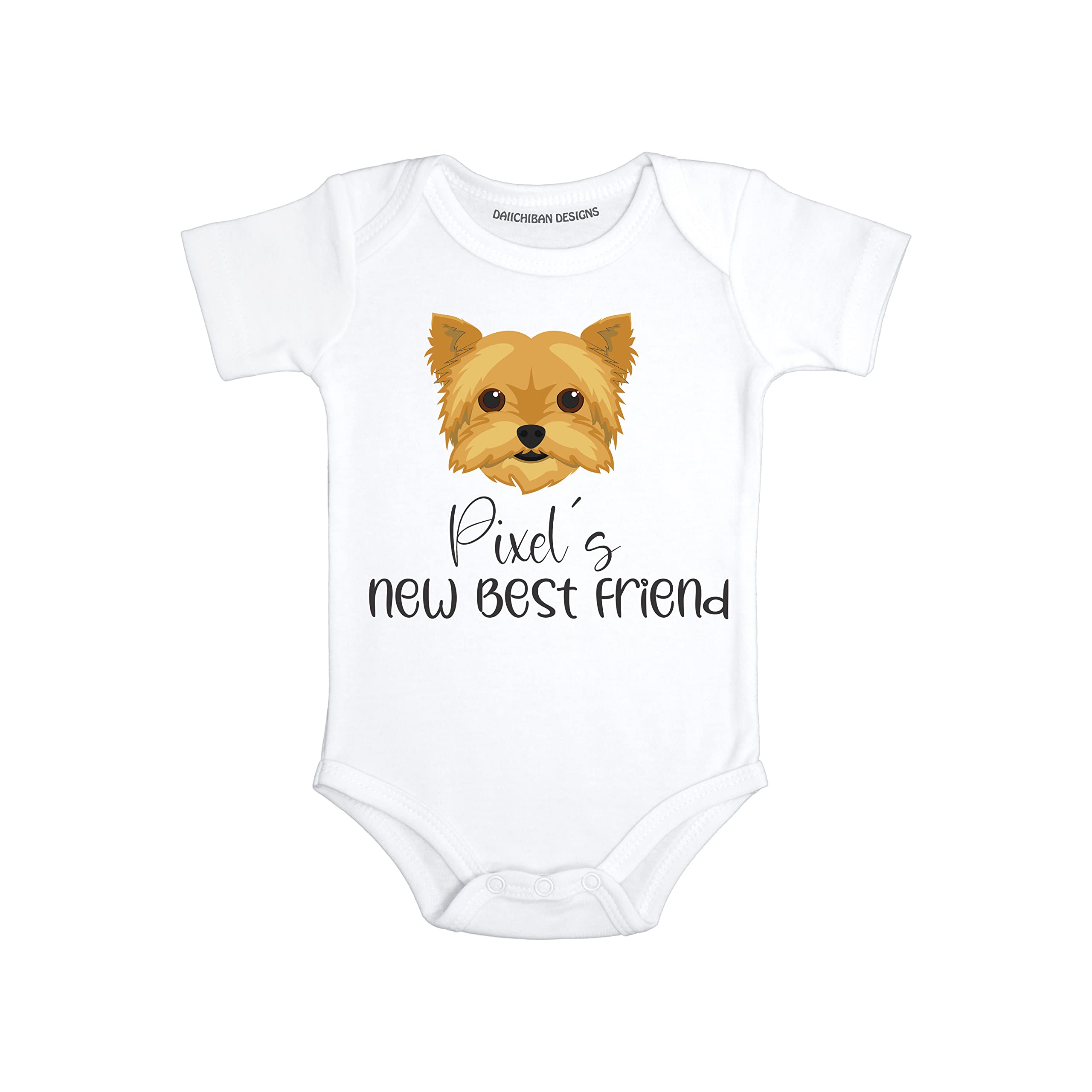 Personalized Yorkshire Terrier baby clothes Yorkie baby outfit