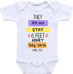 Quarantine Baby announcement Pregnancy reveal ideas for grandparents shirts