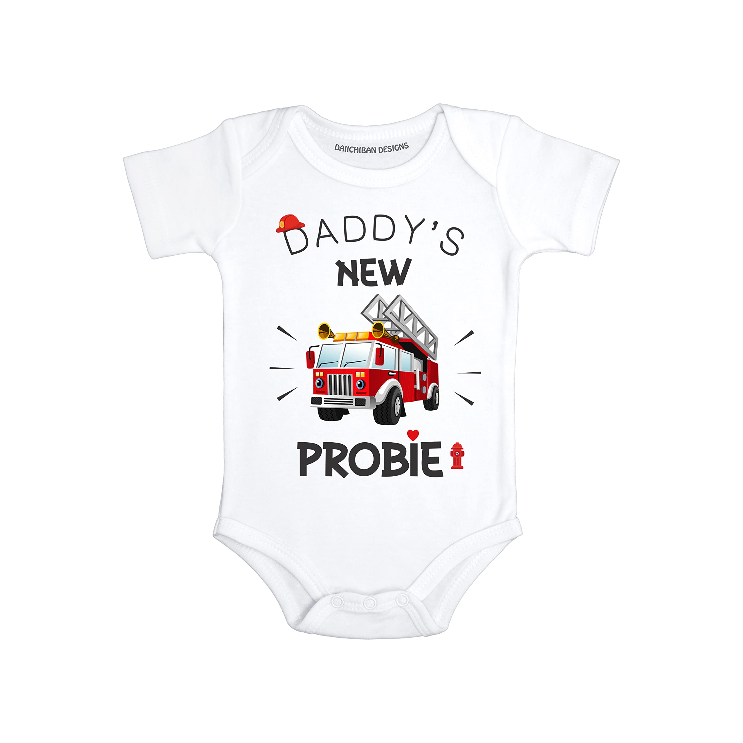Daddys New Probie Firefighter baby clothes