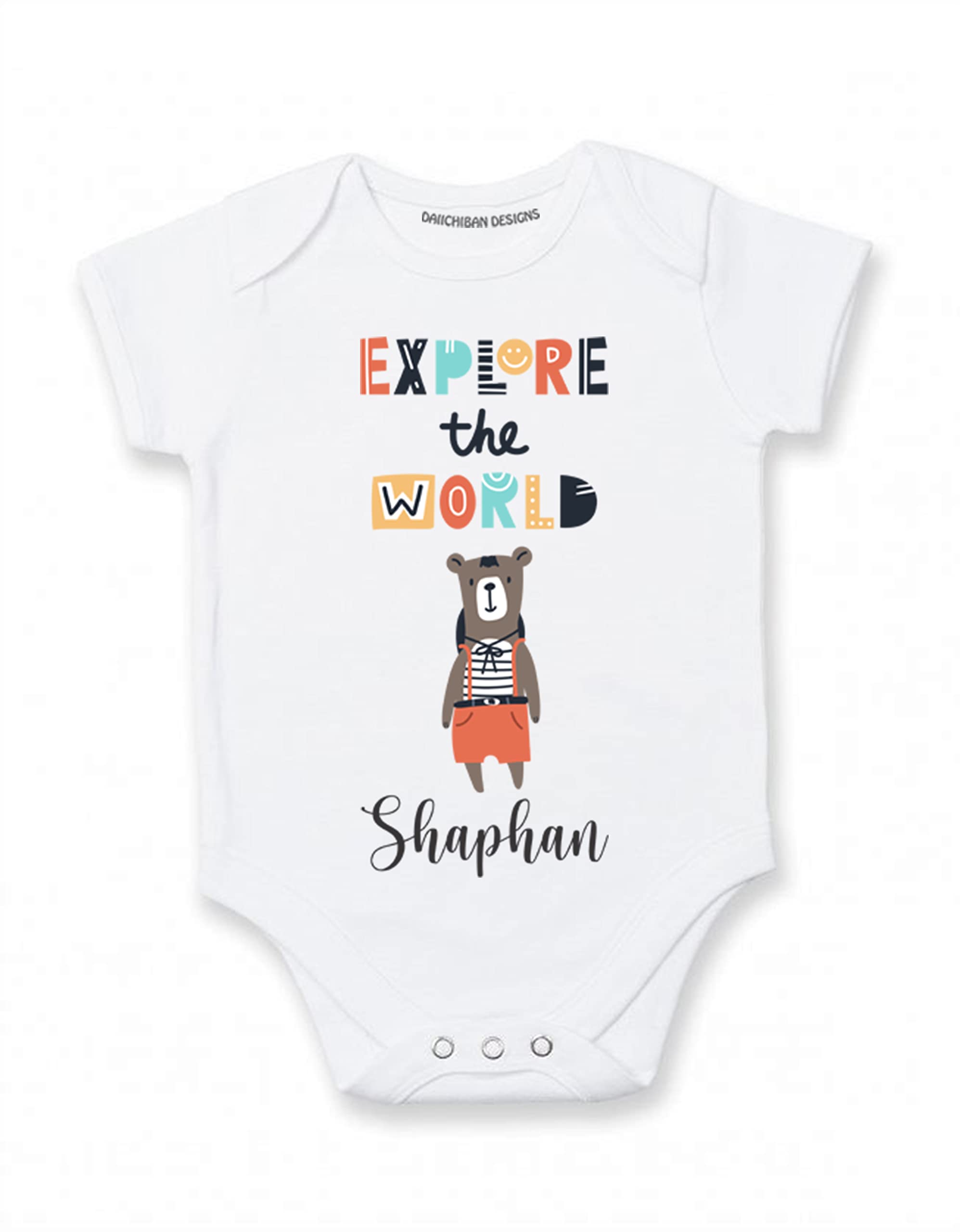 Personalized baby clothes for boys with name Lion baby outfit boy