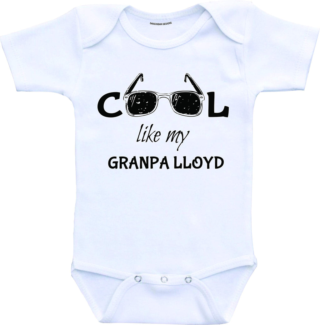 Daiichiban Designs Custom grandpa baby clothes