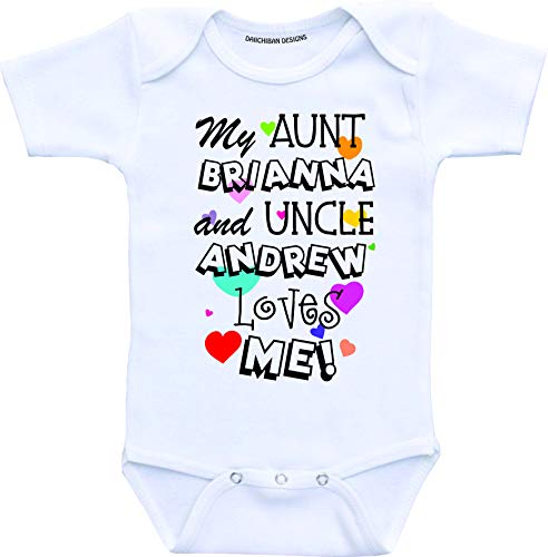 My Aunt and Uncle Love me Baby Clothes