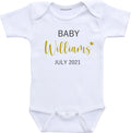 Daiichiban Designs Custom Pregnancy reveal baby clothes baby announcement gifts