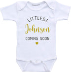 Daiichiban Designs Custom Pregnancy announcement gifts for family baby reveal ideas (3 months)