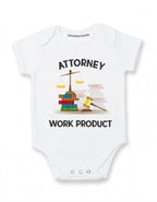 Daiichiban Designs Attorney Work Product Onesie Lawyer Baby Gift Romper Bodysuit