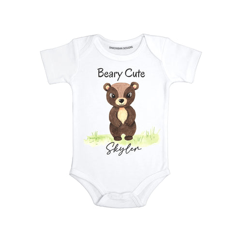 Daiichiban Designs Beary Cute baby clothes personalized baby gifts with name