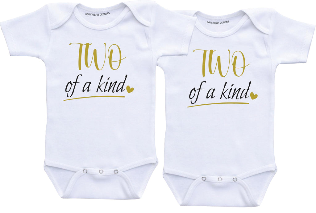 Daiichiban Designs Twin boy girl matching outfits twins baby gifts