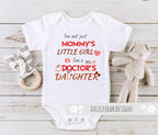 Daiichiban Designs Mom is a doctor baby romper bodysuits