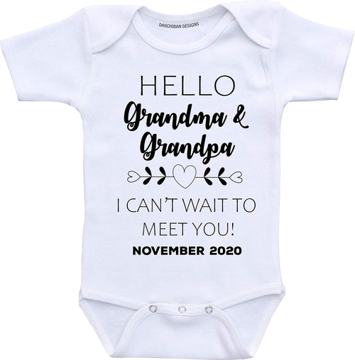 Customized Baby Announcement Custom Pregnancy Reveal Clothes