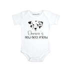 Personalized Dog baby gifts Dalmatian baby clothes