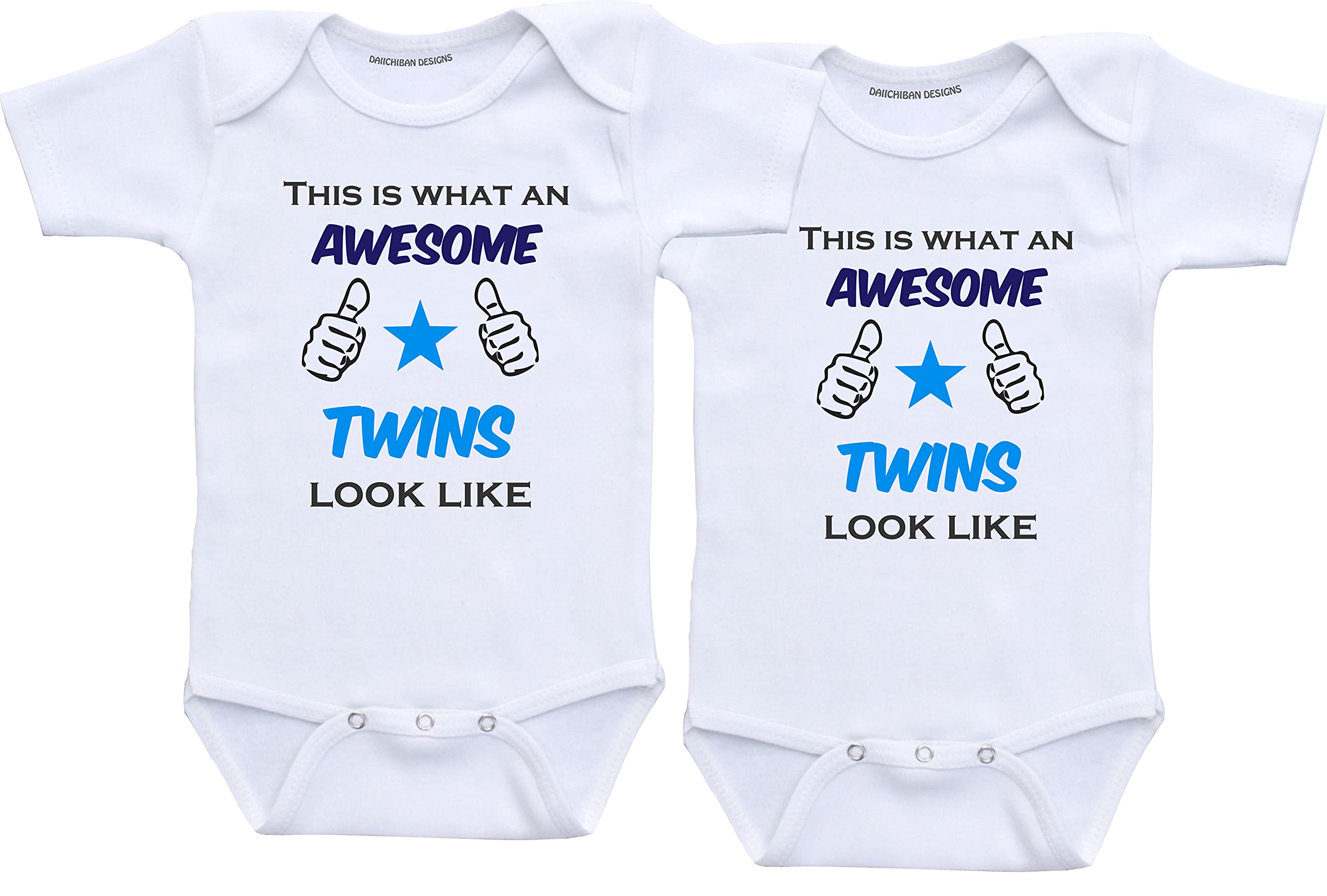 Daiichiban Designs Twins baby clothes boys